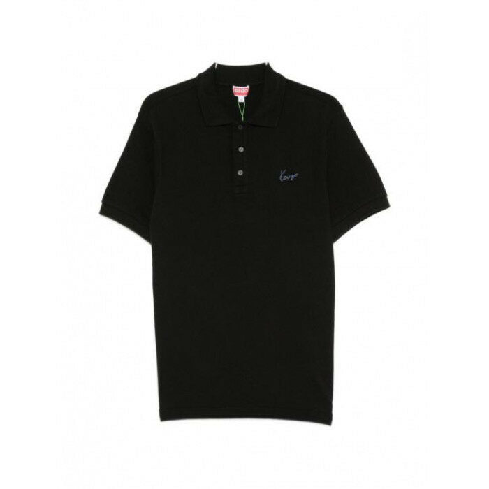 겐조 시그니처 자수 슬림핏 폴로 FG6 5PO155 4PU 99J - Kenzo