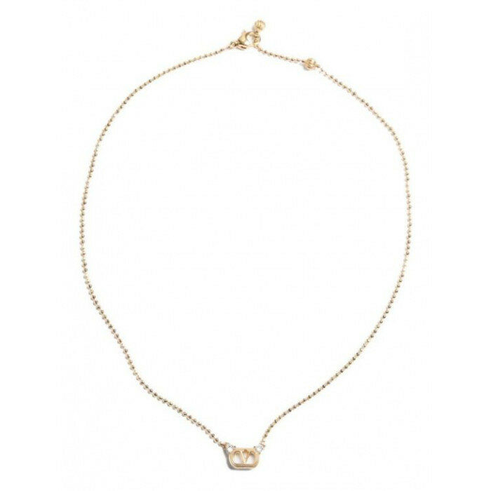 발렌티노 오발렛 메탈 스와로브스키 크리스탈 네크 9W2J0BG2 YCW 9MN - Valentino Garavani