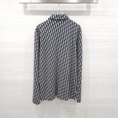 [럭스유] M / 디올 오블리크 자카드 니트 셔츠 023M550AT099 썸네일 1