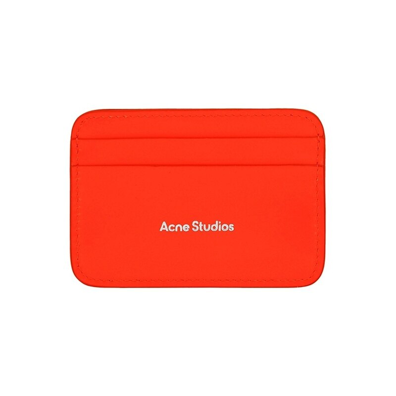 아크네스튜디오 CG0262 NEON RED 공용 카드홀더 - Acne Studios