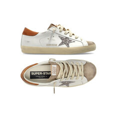 26FW 여성 클래식 글리터 슈퍼스타 스니커즈 화이트/베이지 GWF00101 F008719 12524 썸네일 1