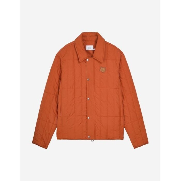 메종키츠네 퀼티드 블루종 NM02104WQ4042 P270 - Maison Kitsune