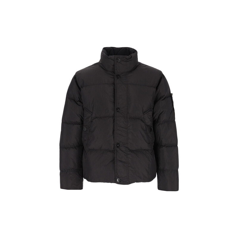 26FW 와펜 가먼트다이드 크링클랩스 패딩자켓 블랙 L2S15 4100109 S0A23 V0029 - Stone Island