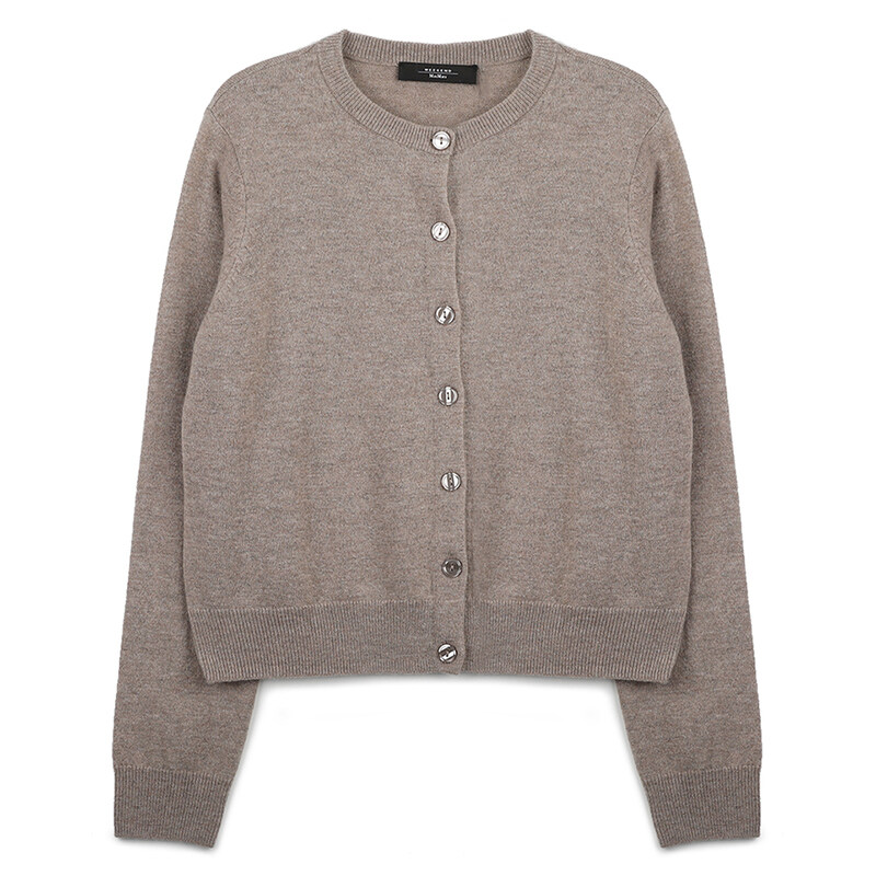 막스마라 위켄드 네비아 울 베이지 가디건 WKDNEBBIA-002 - Weekend Max mara