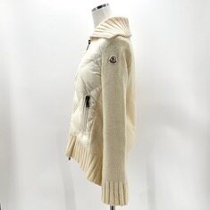 몽클레르 몽클레어 여성 카라 니트 패딩 집업 자켓 썸네일 3