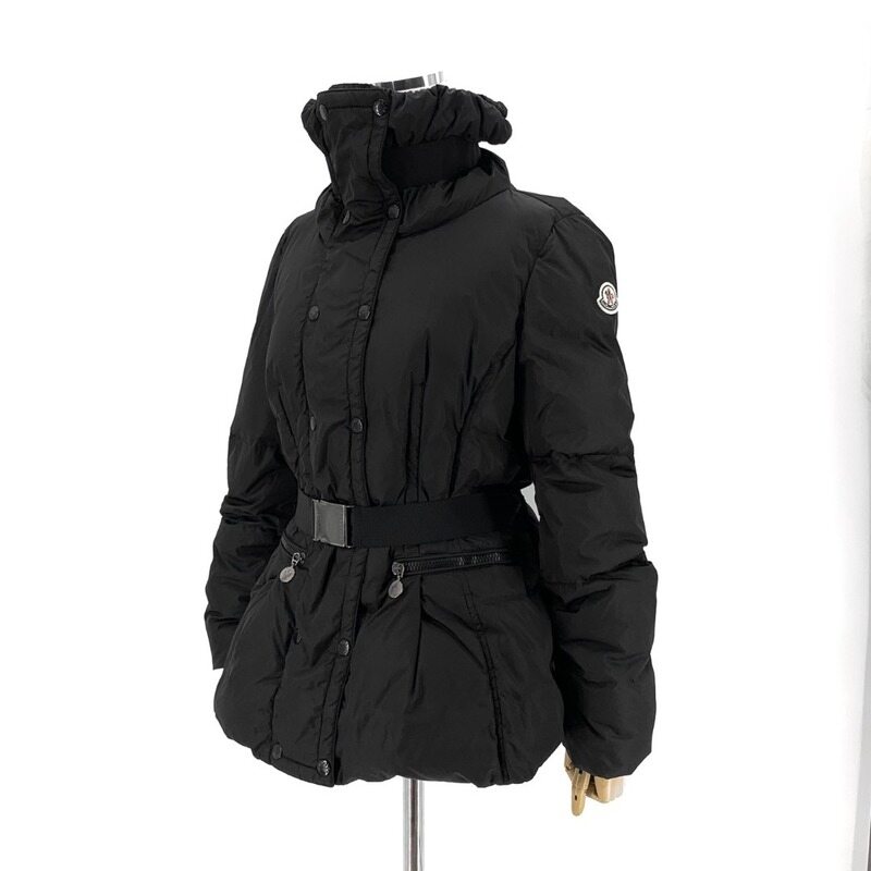 몽클레르 몽클레어 하이넥 벨트 숏 패딩 점퍼 - Moncler