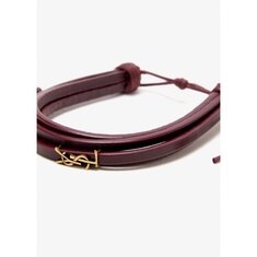 26SS 생로랑 카산드라 멀티 스트랜드 가죽 팔찌 820441 AAF94 6195 썸네일 1