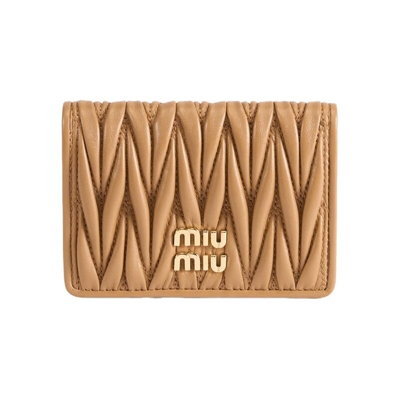 26SS 미우미우 마테라쎄 반지갑 5MC103 AFPP F098L - Miu Miu