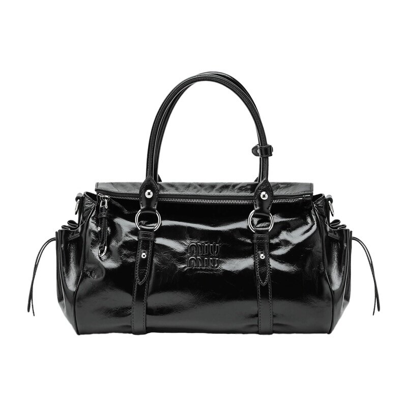 26FW 미우미우 로고 토트백 5BA333 2A44 F0002 - Miu Miu