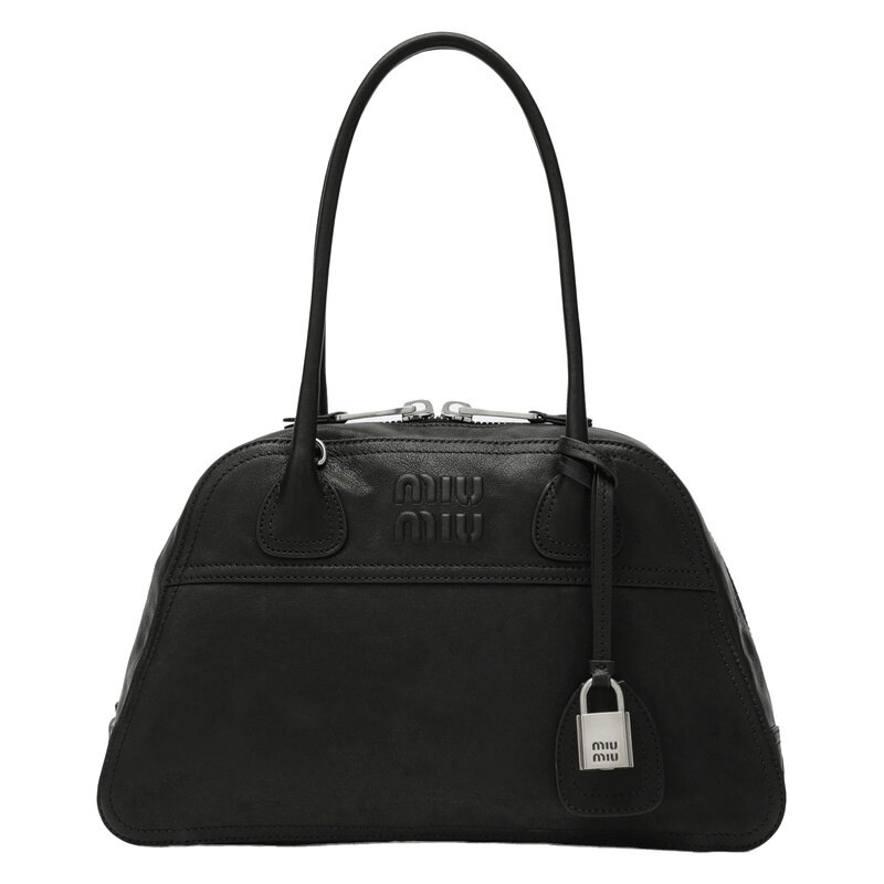 26FW 미우미우 비방 나파 레더 토트백 5BB199 2BBL F0002 - Miu Miu