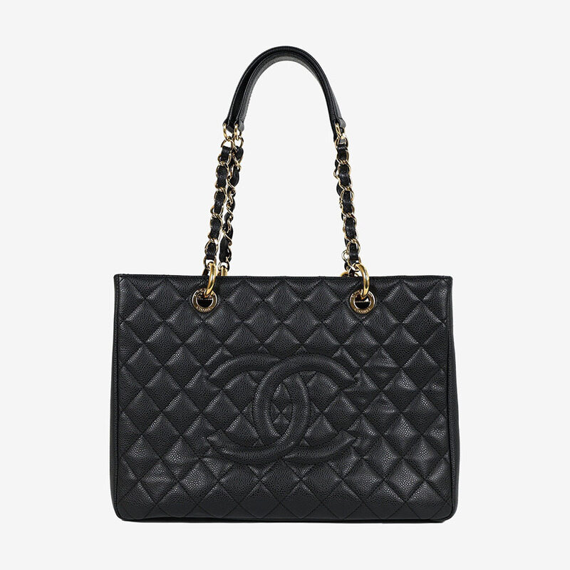 샤넬 A50995 그랜드 샤핑 토트백 블랙 금장 16번대 6164OU4M - Chanel
