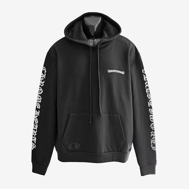 [어포드] [S] 미사용 크롬하츠 스크롤 로고 후드티 블랙 MCXLPA47 - Chrome Hearts