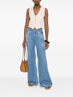 26SS 에르마노   여성 피렌제 데님 팬츠 D48EP040REJ4 MF156DENIMMED BPG 썸네일 4