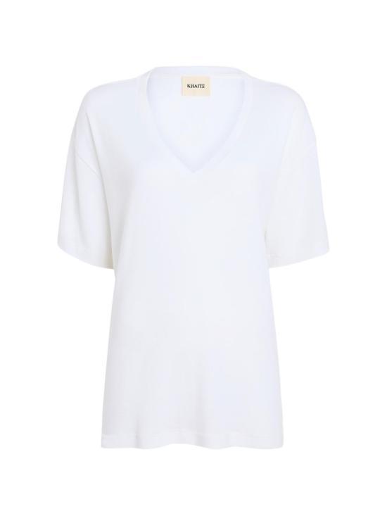 26SS 케이트   여성 린다 티셔츠 181251015 100 White BPG - Khaite
