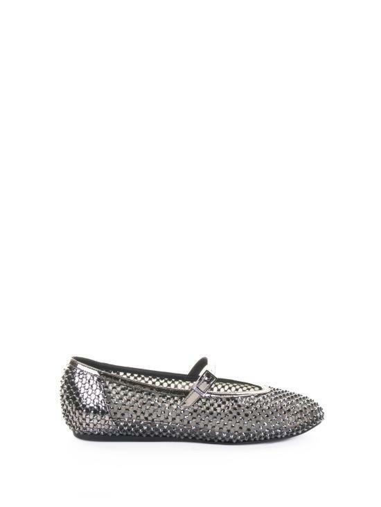 25FW 레실라   여성 길다 크리스탈 발레리나 슈즈 0189C020 MTPPSTE922922 PELTRO BPG - Le Silla