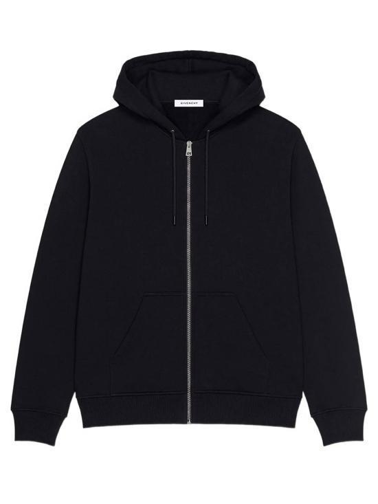 26FW 지방시 후드 티셔츠 BMJ0NJ3YU8 001 BLACK DOM - Givenchy