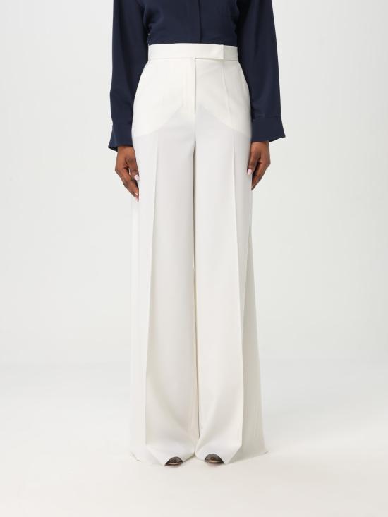 26FW 막스마라 스트레이트 팬츠 29136081 007 WHITE DOM - Max Mara