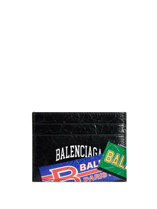 26FW 발렌시아가 캐쉬 카드 홀더 594309 2ACO8 1084 BLACK DOM - Balenciaga