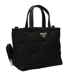 26FW 프라다 스몰 패딩 리나일론 토트백 1BG373 B9M RDJN F0002 BLACK DOM 썸네일 2