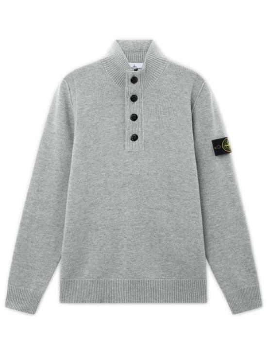 26FW 스톤 아일랜드 터틀넥 L2S15 5100040 S00A3 V0M60 GREY MELANGE DOM - Stone Island