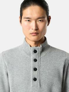 26FW 스톤 아일랜드 터틀넥 L2S15 5100040 S00A3 V0M60 GREY MELANGE DOM 썸네일 4