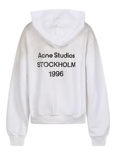26FW 아크네 스튜디오 로고 후드 스웨터 CI0136 DC6 DUSTY WHITE DOM 썸네일 5