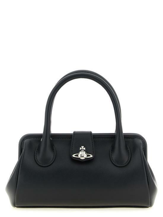 26FW 비비안웨스트우드 파멜라 ORB 플레이트 토트백 5801000PW S0026 N401 BLACK DOM - Vivienne Westwood