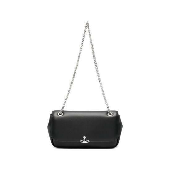 26FW 비비안웨스트우드 ORB 로고 체인 크로스백 5C01000XW S0026 N401 BLACK DOM - Vivienne Westwood