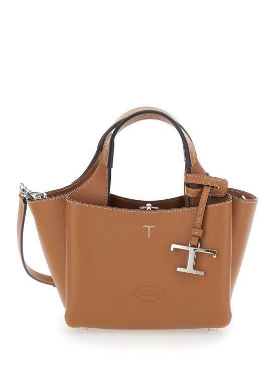 26FW 토즈 마이크로 토트백 XBWAPAFL000QRI S410 BROWN DOM - Tods