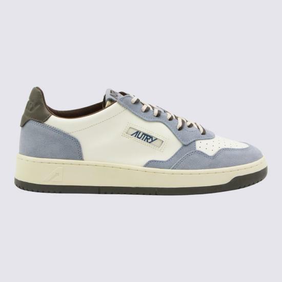 26FW 오트리 메달리스트 로우 스니커즈 AULM BW06 WHT ATLBLUE DOM - Autry