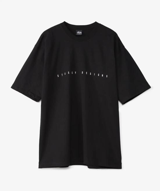 스투시 반팔 티셔츠 1905184 BLACK NAVY DOM - Stussy