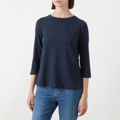 26FW 막스마라 긴팔 티셔츠 25946021 006 NAVY DOM 썸네일 3