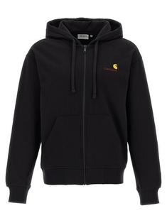 26FW 칼하트 WIP 후드 아메리칸 스크립트 자켓 I033063 89XX BLACK DOM 썸네일 1