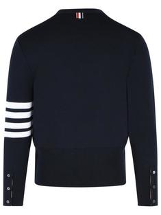 26FW 톰브라운 울 4바 브이넥 가디건 MKC160A 00014 415 NAVY DOM 썸네일 3