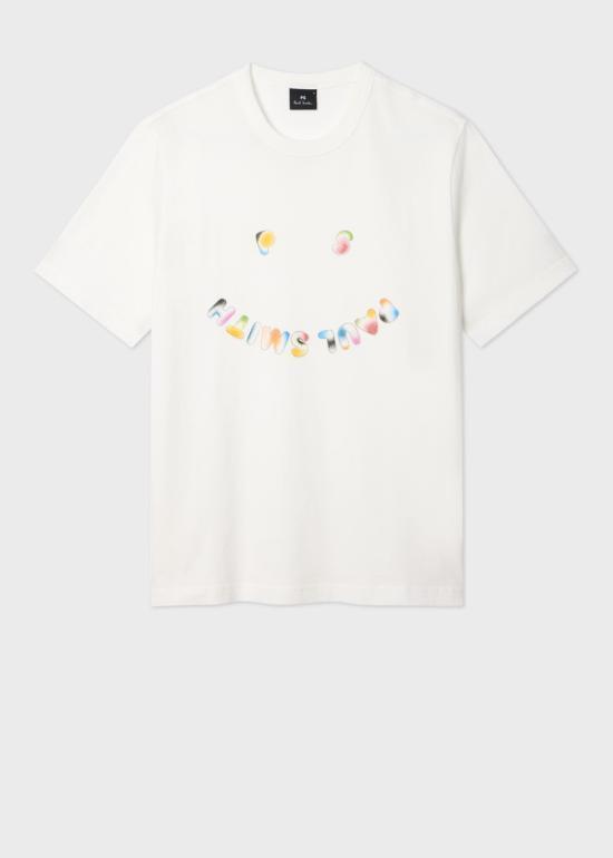 26FW 폴 스미스 반팔 티셔츠 M2R 220X WP5860 02 WHITE DOM - Paul Smith