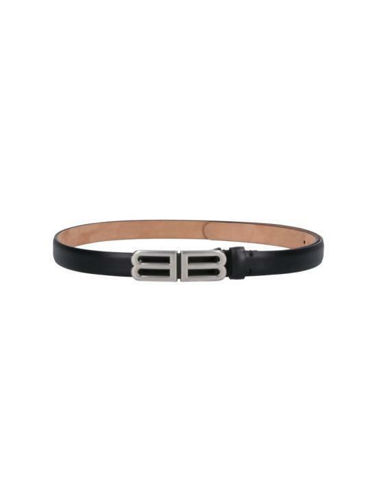 26FW 발렌시아가 가죽 벨트 A00121 2ACQK 1000 BLACK DOM - Balenciaga