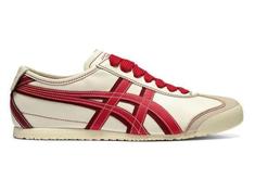 오니츠카타이거 스니커즈 1183C679 101 CREAM RED DOM 썸네일 1