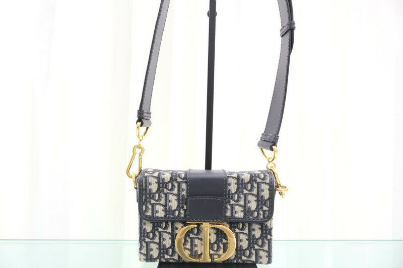 크리스찬 디올 오블리크 자카드 몽테인 30 박스 M9204UTZQ 백화점풀셋 여성 숄더백 - Christian Dior