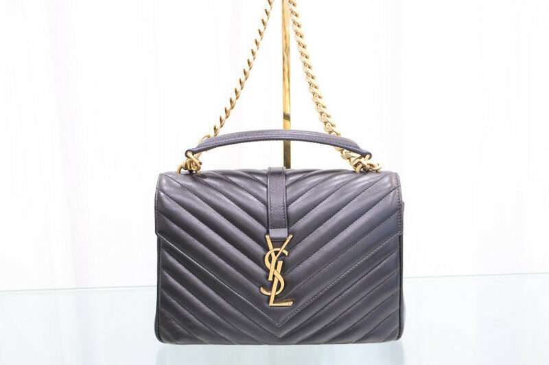 생로랑 컬리지 미듐 체인 금장 600279 백화점구매 여성 숄더백 - Saint Laurent