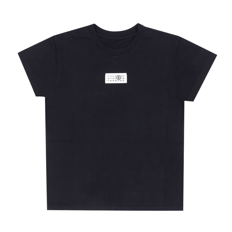 메종마르지엘라 S52GC0327 M20258 900 MM6 넘버링 로고 패치 여성 반팔티 - Maison Margiela