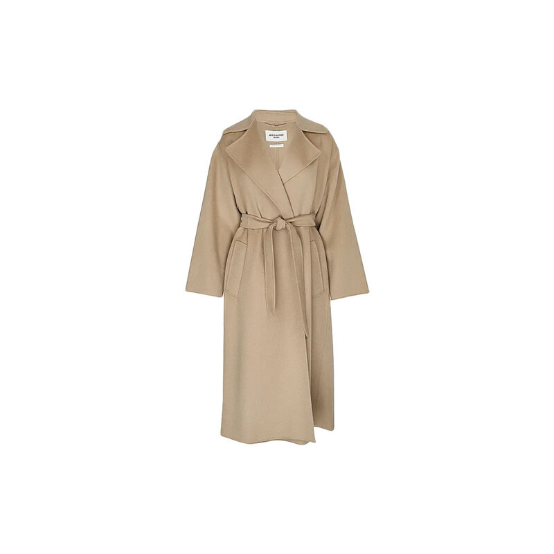 막스마라 26FW WKDOPEROSO 벨티드 롱 코트 카멜 2625016011 063 - Max Mara