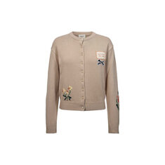 막스마라 26FW WKDTEIERA 패치 자수 코튼 가디건 베이지 2625346041 021 썸네일 1