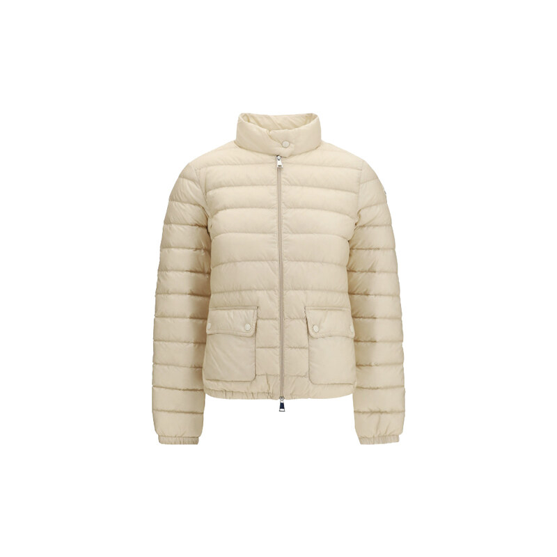 몽클레어 26FW LANS 로고 패치 경량패딩 자켓 라이트베이지 1A101 00 53048 21N - Moncler