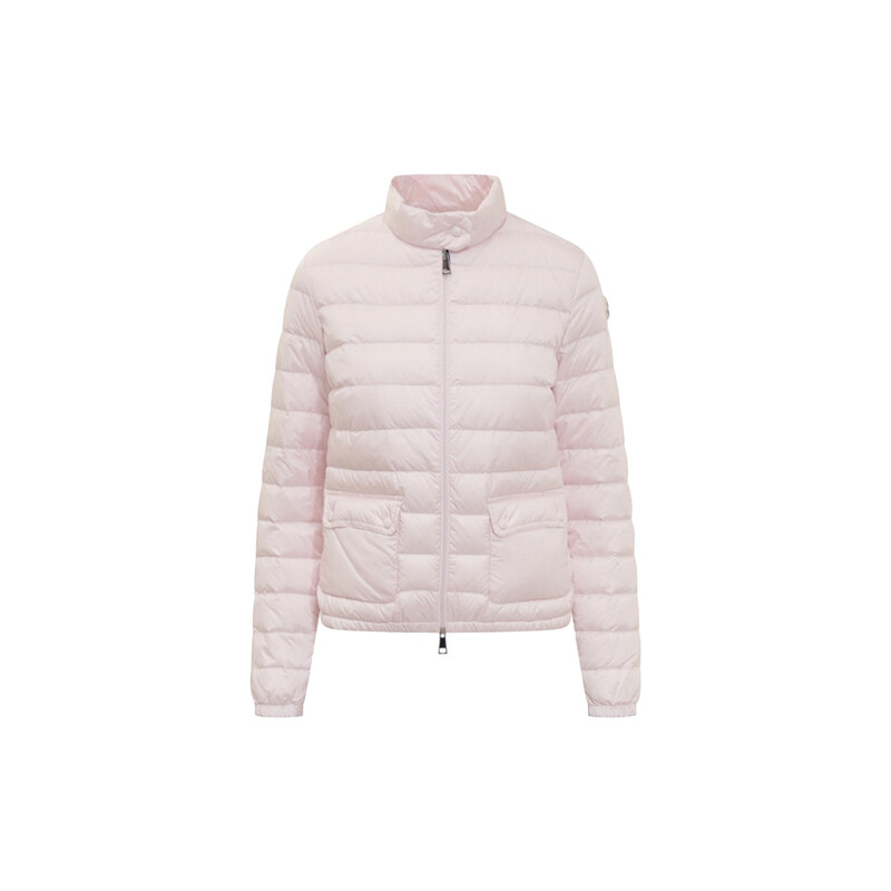 몽클레어 26FW LANS 로고 패치 경량패딩 자켓 핑크 1A101 00 53048 50B - Moncler
