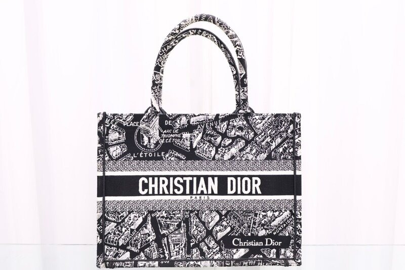 크리스찬 디올 북토트 미듐 미디엄 M1296ZOMP M46I 여성 토트백 - Christian Dior