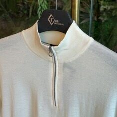 스테파노리치 니트 반집업 울캐시미어 화이트 KE08004L01 E26374 3201 썸네일 1