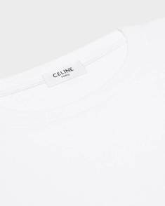 [백화점 풀셋] 셀린느 남자 남성 화이트 루즈핏 롱 슬리브 티셔츠 CRX0HX1242 썸네일 2