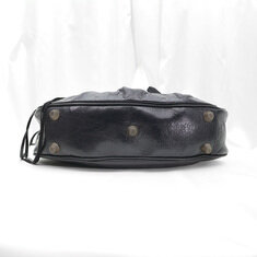 Balenciaga(발렌시아가) 671307 블랙 아레나 램스킨 Le Cagole 르카골 스몰 호보 숄더백 썸네일 5