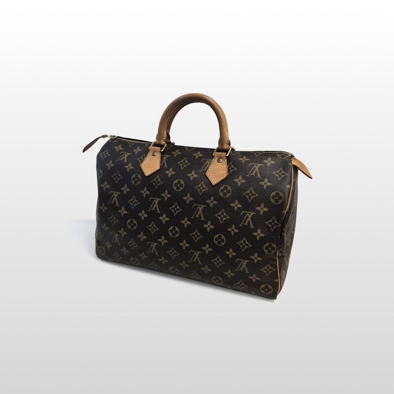 루이비통 모노그램 캔버스 스피디35 토트백 브라운 M41524 - Louis Vuitton