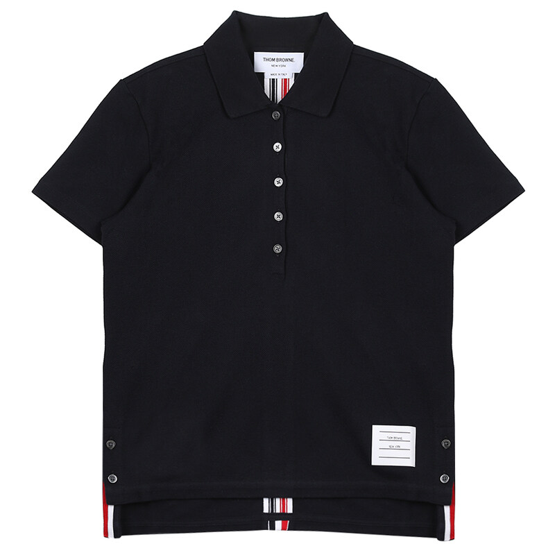 톰브라운 RWB 스트라이프 폴로 셔츠 FJP014A00050-415 - Thom Browne